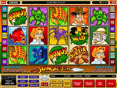 Jungle Jim video slot